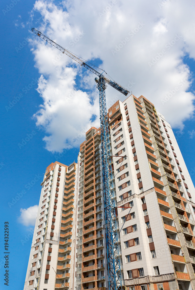 Construction of a residential building