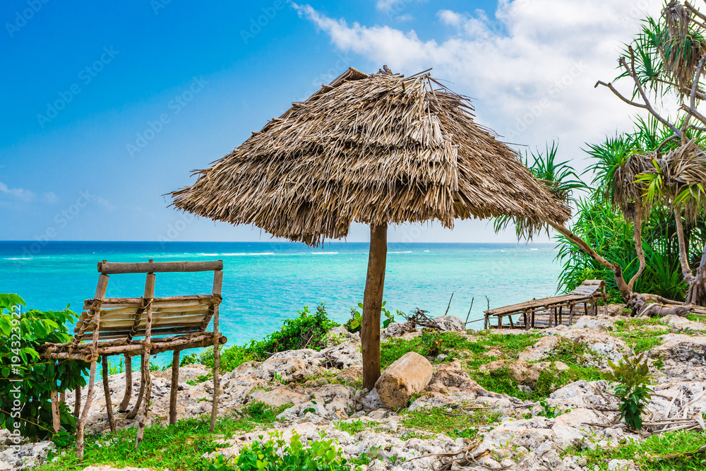 Beach view. Nungwi, Zanzibar, Tanzania.