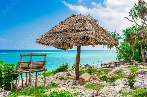 Beach view. Nungwi  Zanzibar  Tanzania.