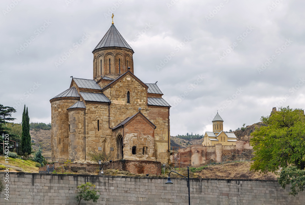 Virgin Mary Metekhi church, Tbilisi, Georgia