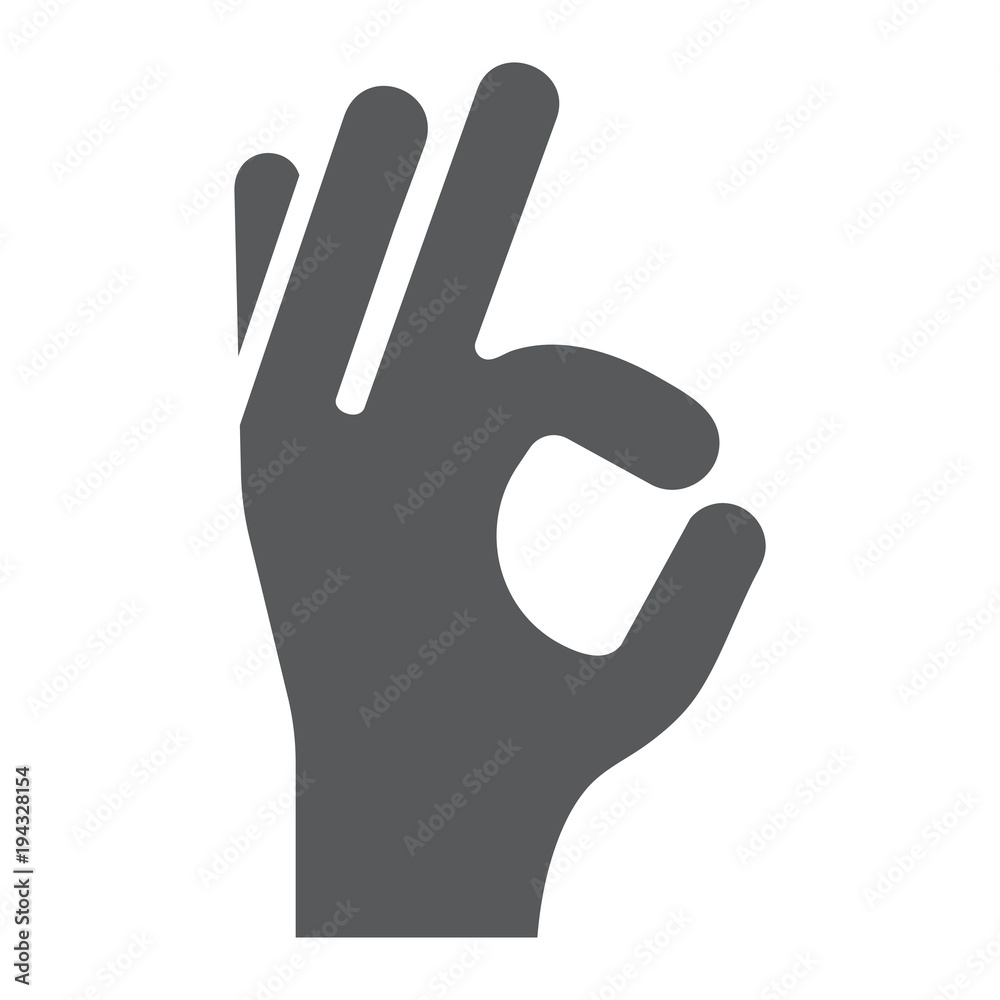 Gesture okay glyph icon, e commerce and marketing, best choice sign vector graphics, a solid pattern on a white background, eps 10. Gesture okay glyph icon, e commerce and marketing, best choice sign vector graphics, a solid pattern on a white background, eps 10.