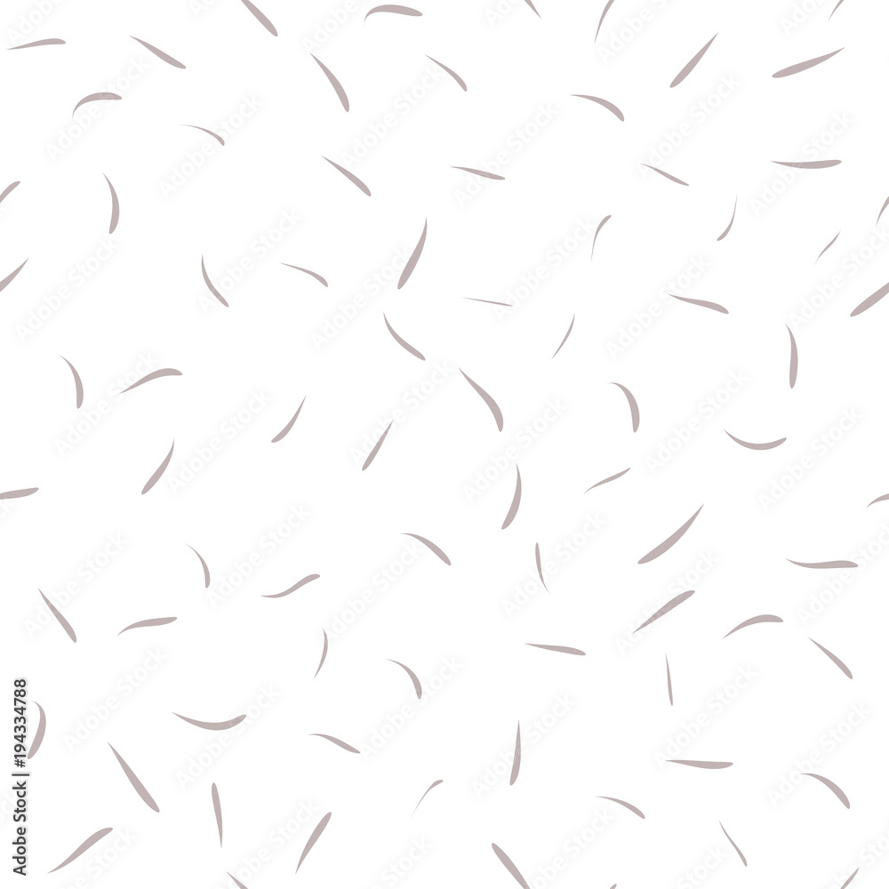 Grey leaves on white background. Light seamless pattern. Design for fabric, wrapping paper, cover Grey leaves on white background. Light seamless pattern. Design for fabric, wrapping paper, cover