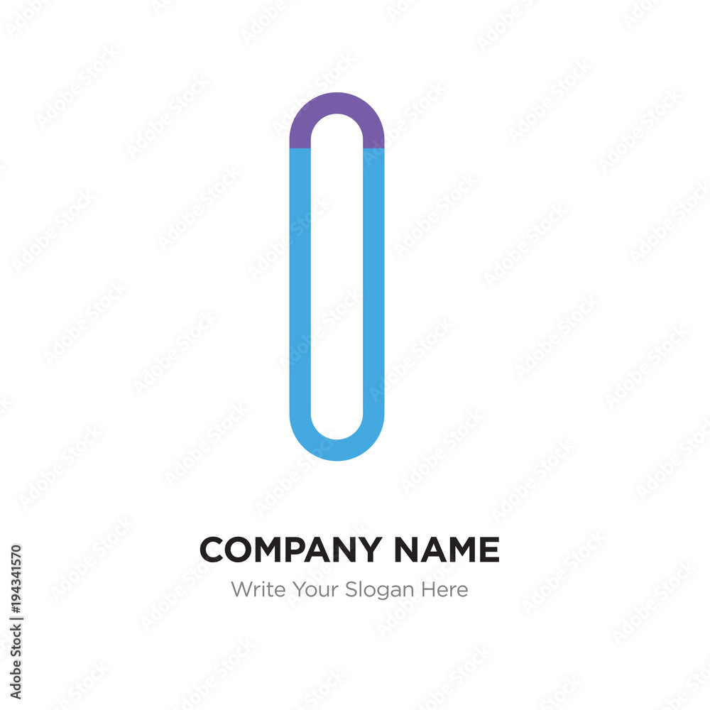 AT or TA Letter Logo with blue and purple line elements. Abstract geometric design, Elegant Alphabet logotype.