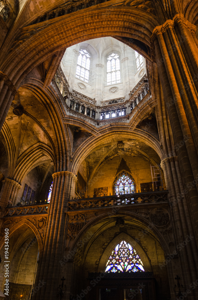 Innenaufnahme der Kathedrale von Barcelona
