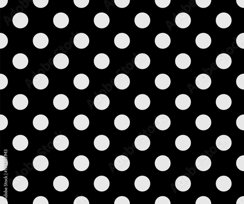 seamless white black dot pattern