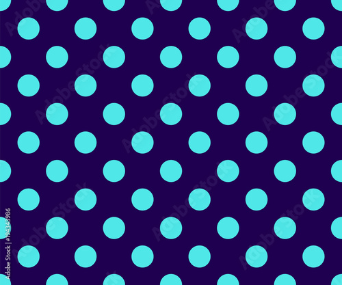 seamless navy blue background and blue dots
