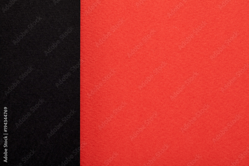 Red and black paper texture. Red and black paper texture.