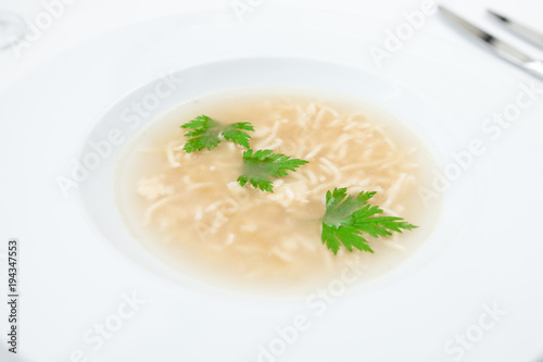 Soup with pasta