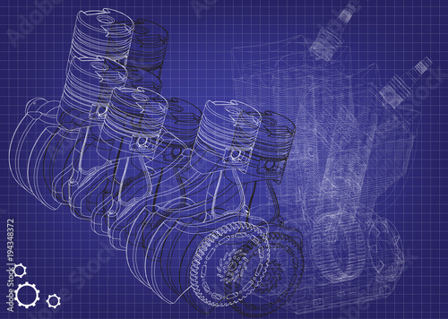 The car engine