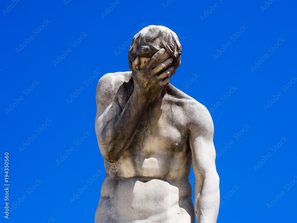 Facepalm (Statue of Cain, by Henri Vidal, Jardin des Tuileries, Paris) Facepalm (Statue of Cain, by Henri Vidal, Jardin des Tuileries, Paris)