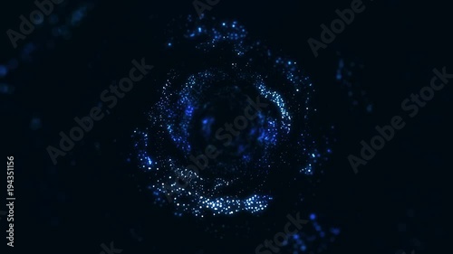 circles of particles