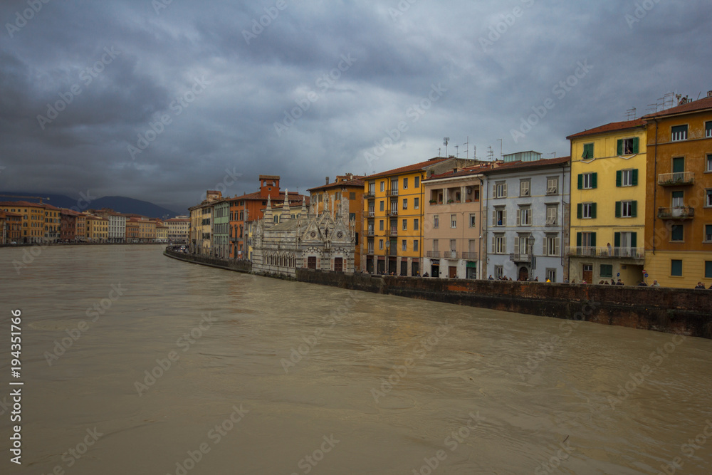 Flood in Pisa in 2014