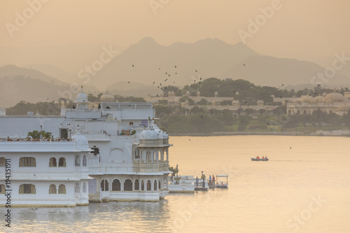 Taj Lake Palace, Lake Pichola, Udaipur, Rajasthan, India photo