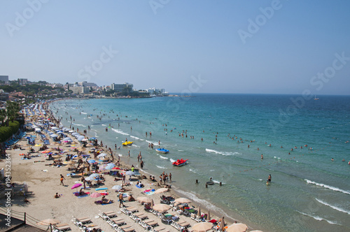 Kusadasi Beach in Aydin City in Aegean Coast of Turkey © el_cigarrito