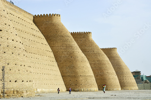 City walls, Ark fortress, Bukhara, Uzbekistan