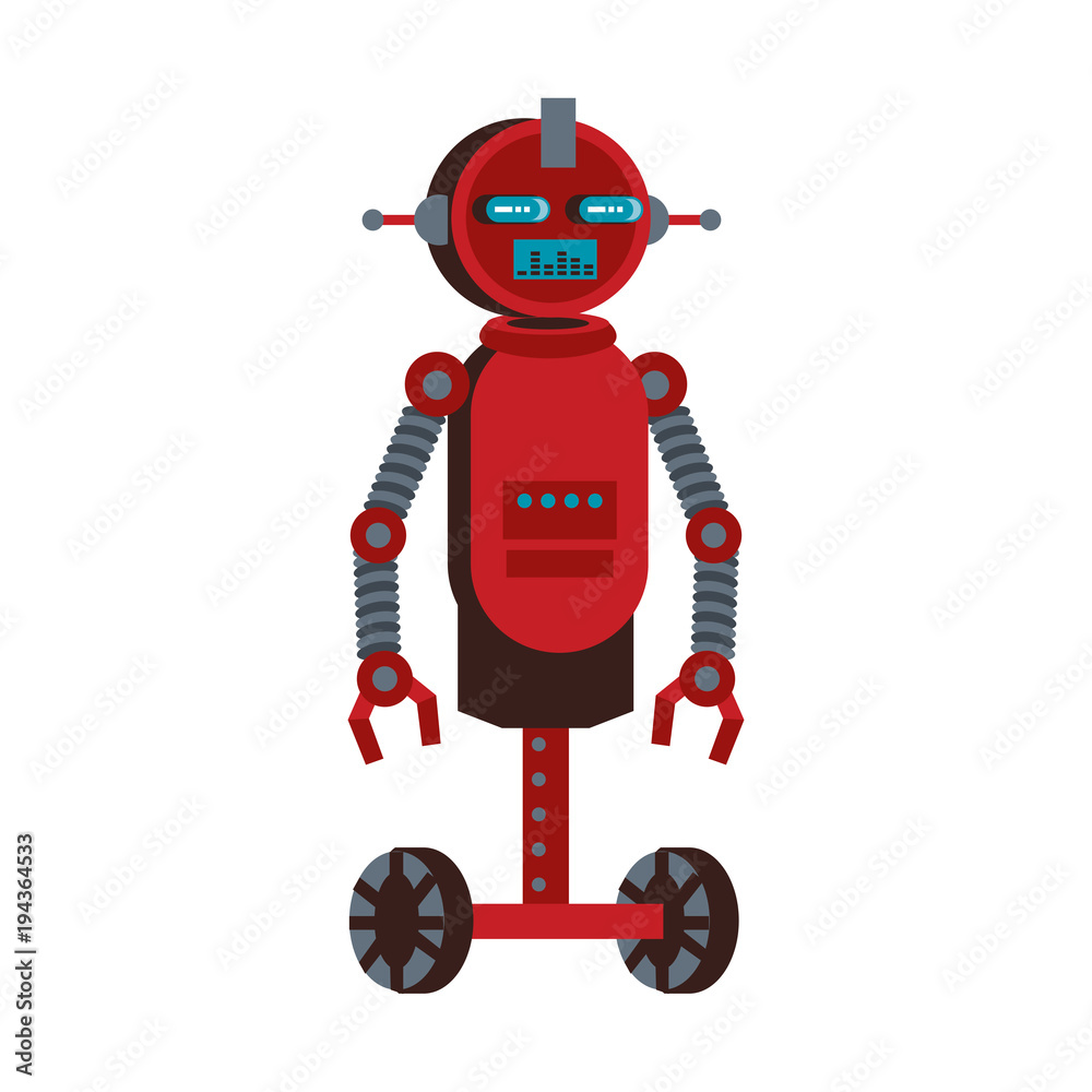 Funny robot cartoon vector illustration graphic design Funny robot cartoon vector illustration graphic design