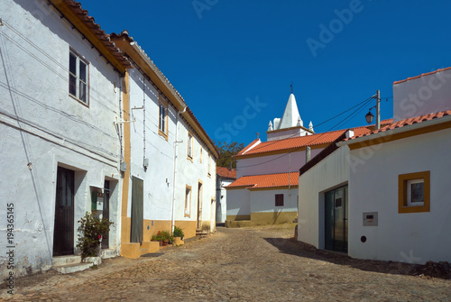 Morvao Portuguese province village on a sunny day cozy houses © Margarita