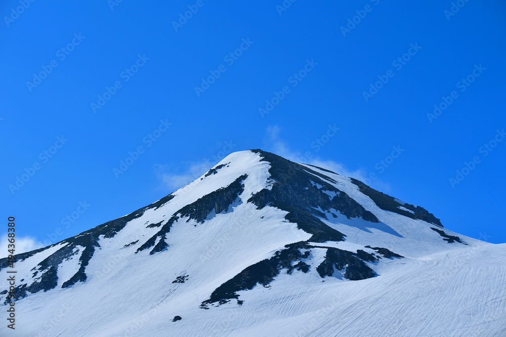 雪山の情景