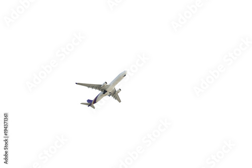  airplane  on white background