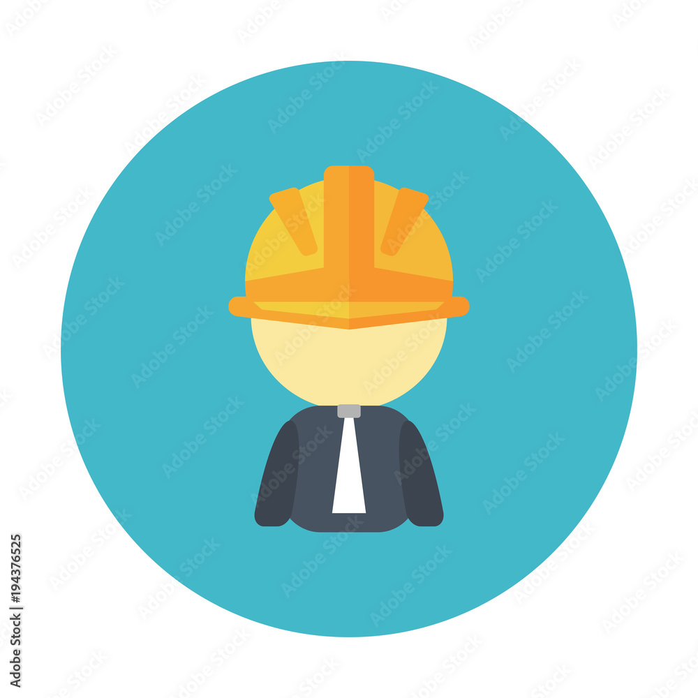 Builder Character | Icon Design Web Maintenance