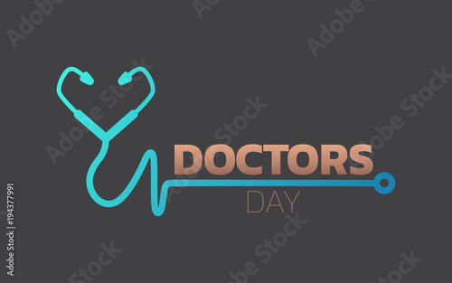 Doctors Day icon design, medical logo. Vector illustration