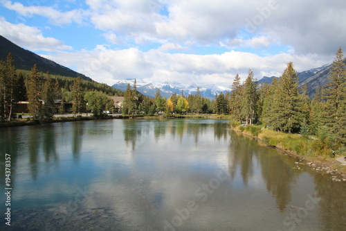 Wide Bow River, Banff National Park, Alberta