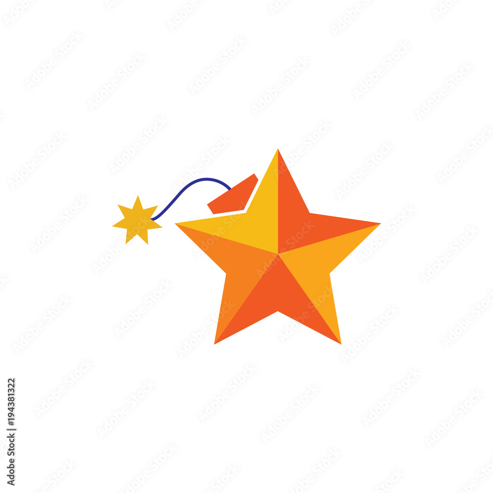 Bomb Star Logo Icon Design Bomb Star Logo Icon Design