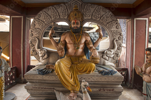 Lord Vishwakarma, Kaikadi Maharaj Math photo