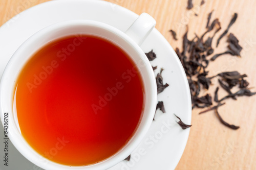 morning tea on the table