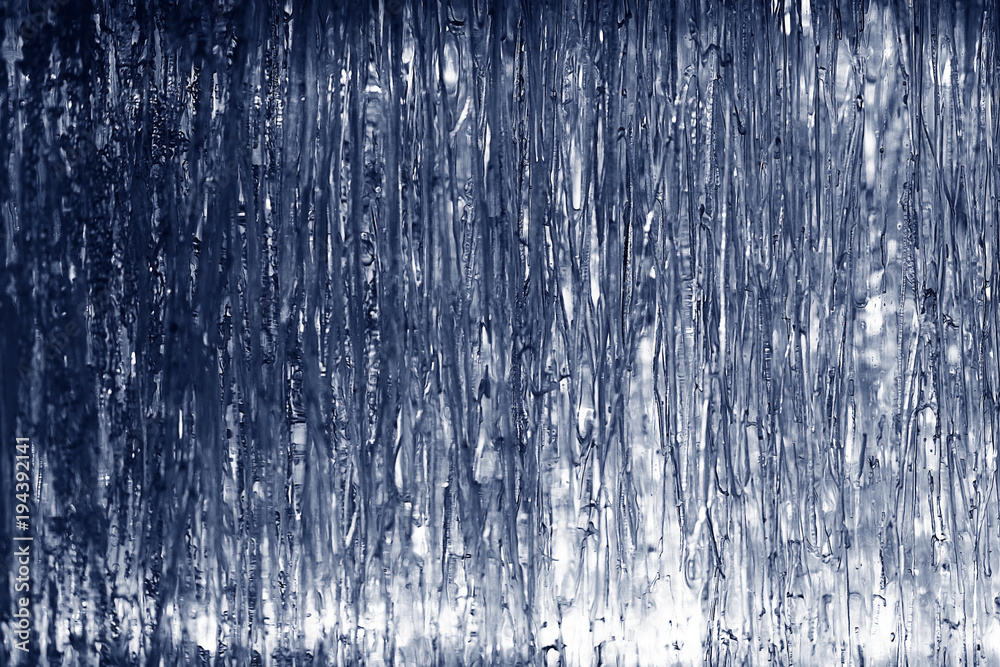Obraz premium ice on the frozen glass texture