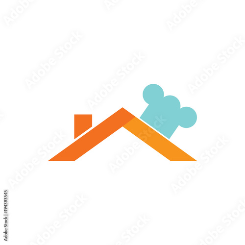 Chef Roof Logo Icon Design