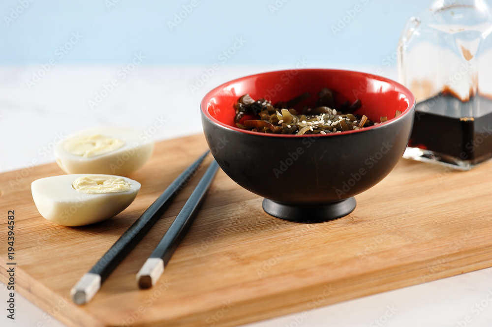 sea Kale with sesame and soy sauce sea Kale with sesame and soy sauce