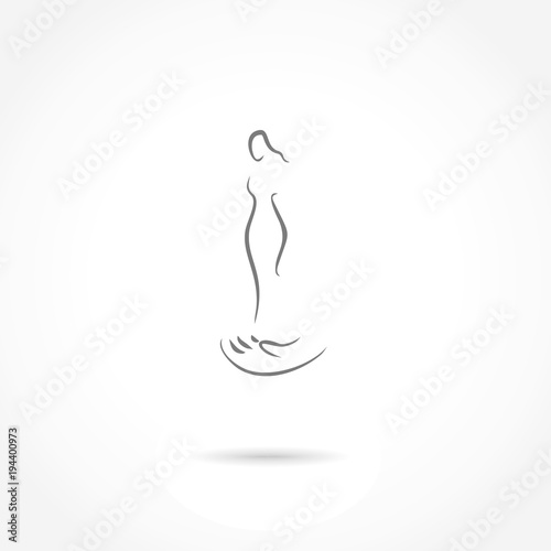 woman icon vector 