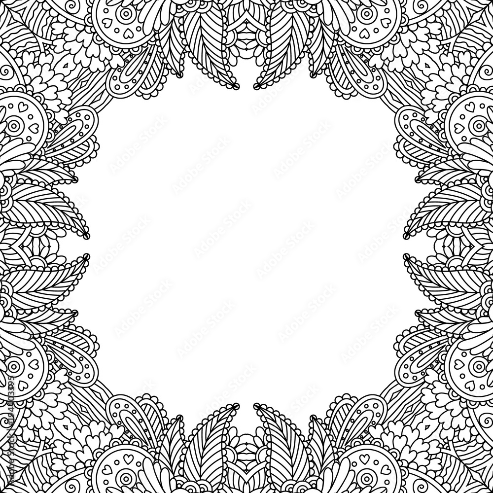 Obraz premium Black and white frame.