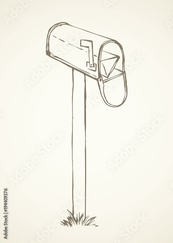 Mailbox. Vector drawing