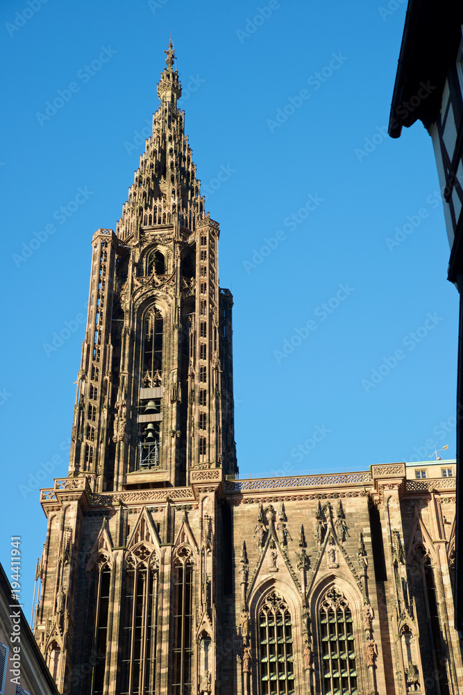 Obraz premium Strasbourg cathedral view