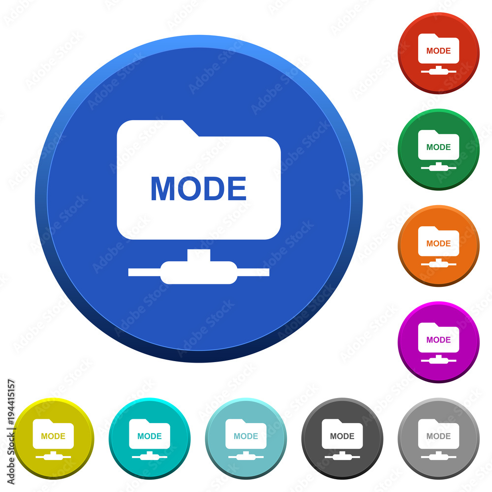 Set FTP transfer mode beveled buttons Set FTP transfer mode beveled buttons