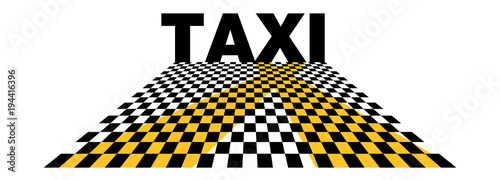 taxi service set transport order internet elements vector illustration