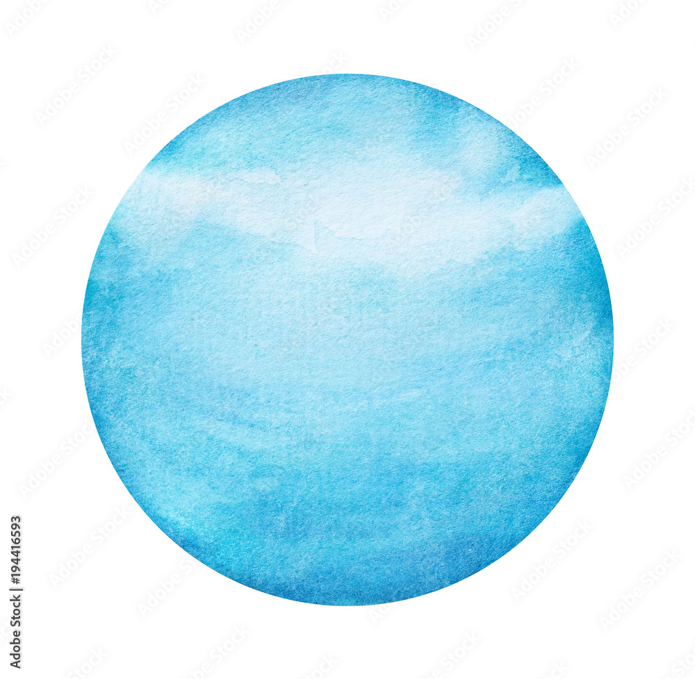 Планета Уран красками
