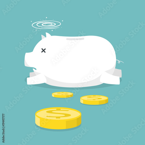 Piggy bank. failure to save...