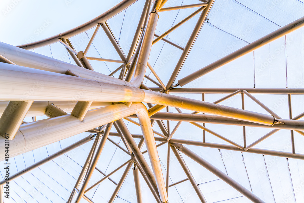 Fototapeta premium Membrane structure of steel structure