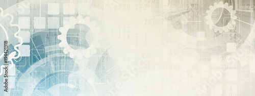 Digital technology world. Business virtual concept. Vector background