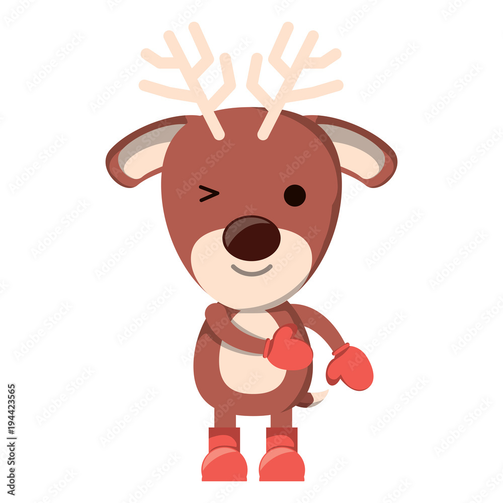 Christmas animals design.