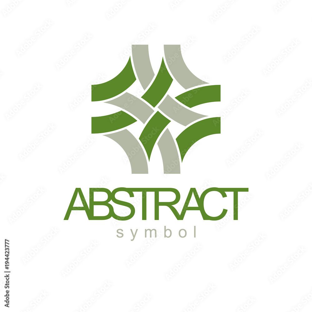 Vector abstract geometric shape best for use as business innovation idea creative logo, symbol. Modern logothype, emblem isolated on white background. Vector abstract geometric shape best for use as business innovation idea creative logo, symbol. Modern logothype, emblem isolated on white background.