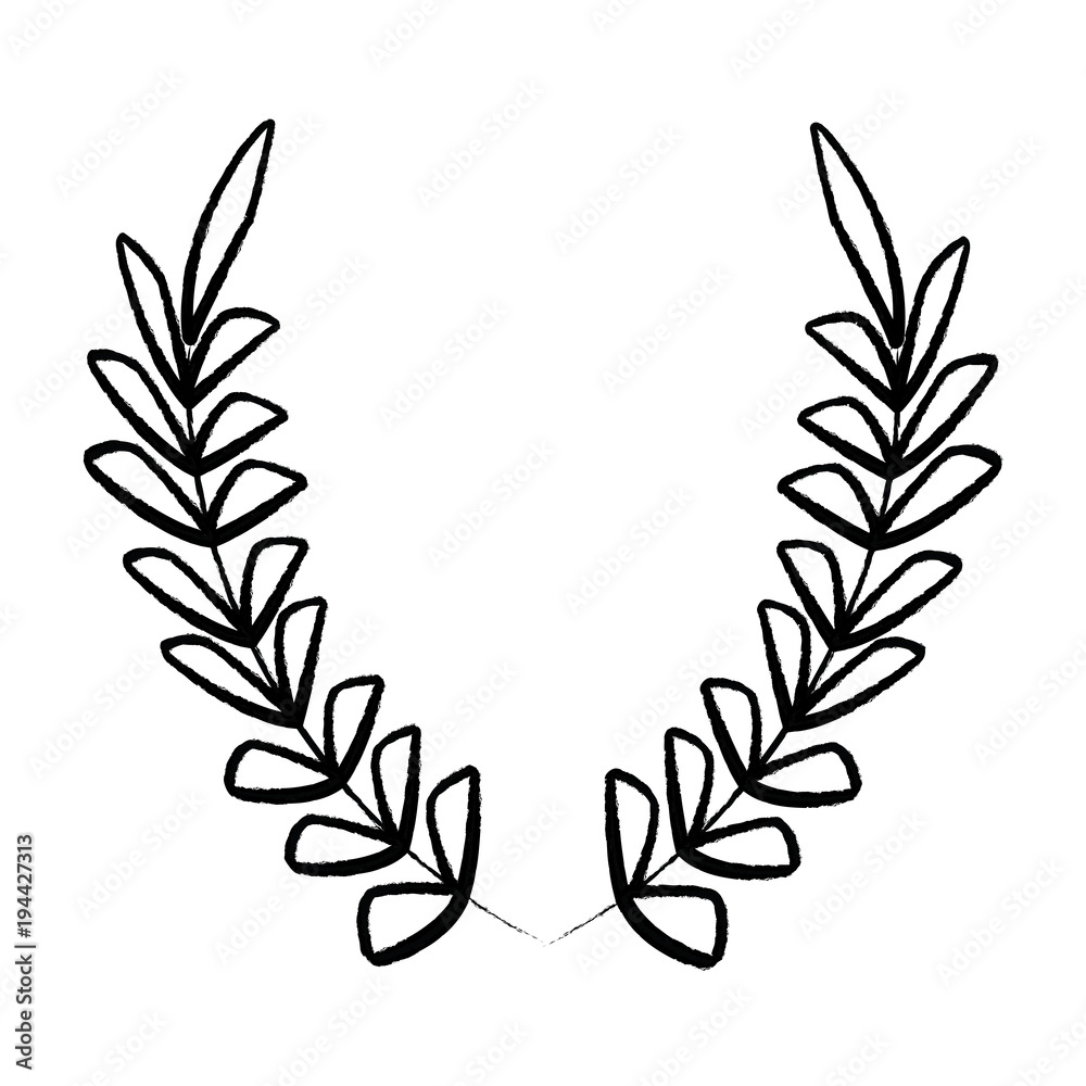 wreath of leaves icon wreath of leaves icon