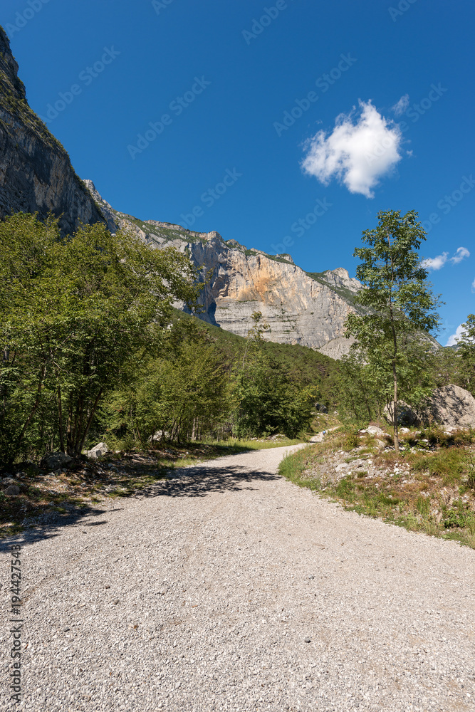 Dirt Road in Sarca Valley - Trentino Italy