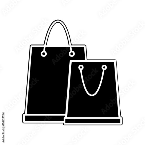 silhouette shopping bags object to custom buy