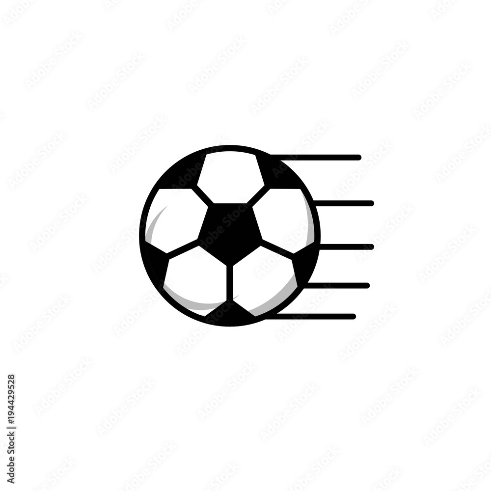 Fototapeta premium Soccer Ball Vector Template Design