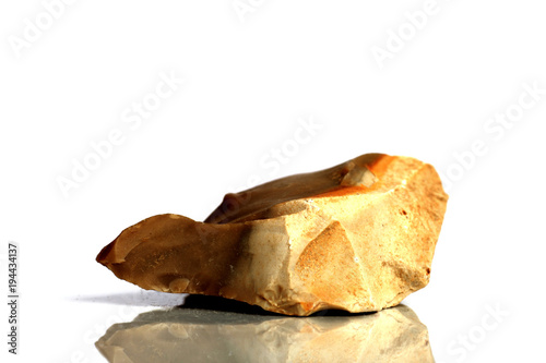 Set Rock stone with names, isolated on a white background with shadow, beautiful lighting, reflections. Silicon, Si.