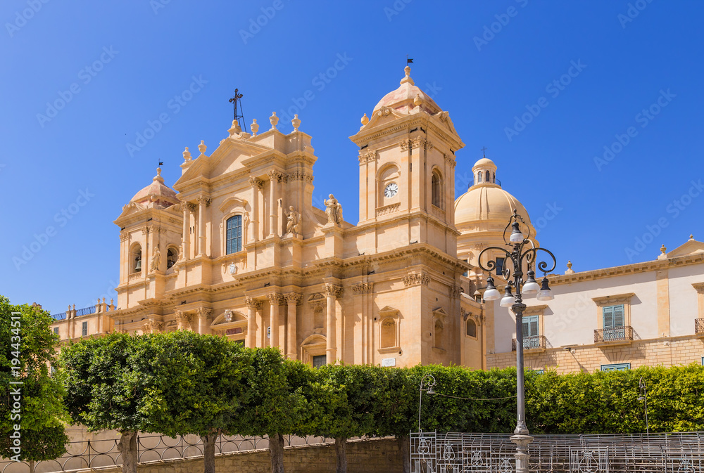 Noto, Sicily, Italy. The Cathedral, 1694 - 1703